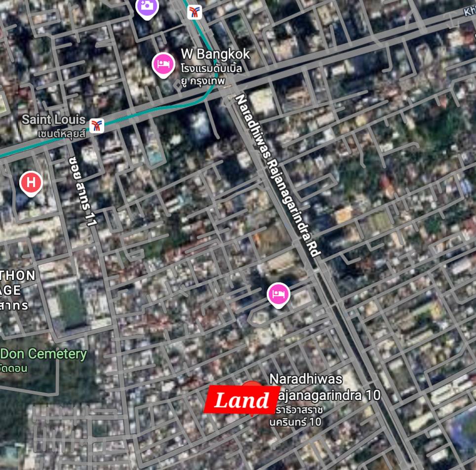 ขายด่วน ! ! ที่ดินพร้อมสิ่งปลูกสร้างกลางเมือง ที่ดินใหญ่ ใกล้ BTS เซนต์หลุยส์ และ BTS ช่องนนทรี